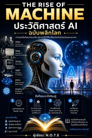 ปกนิยาย The Rise of Machine: ประวัติศาสตร์ AI ฉบับพลิกโลก