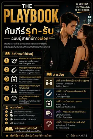 ปกนิยาย The Playbook: คัมภีร์รุก-รับ ฉบับผู้ชายที่มีทางเลือก