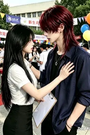 ปกนิยาย รุ่นน้องจอมดื้อกับรุ่นพี่ขี่หึง