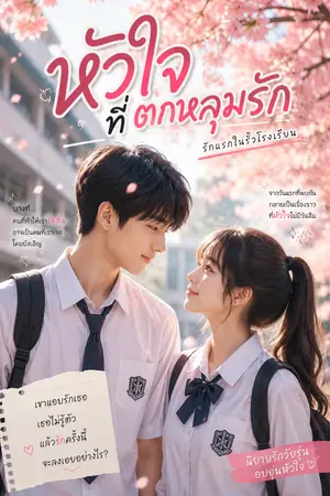 ปกนิยาย หัวใจที่ตกหลุมรัก