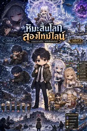 ปกนิยาย ก่อนโลกดับ ข้าจะสร้างอาณาจักรใต้ภูเขา
