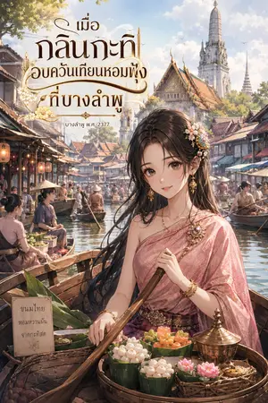 ปกนิยาย เมื่อกลิ่นกะทิอบควันเทียนหอมฟุ้งที่บางลำภู