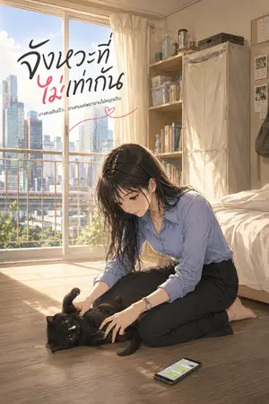 ปกนิยาย จังหวะที่ไม่เท่ากัน