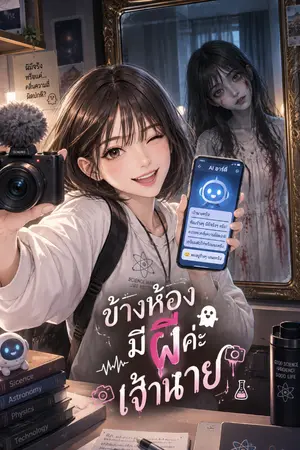 ปกนิยาย ข้างห้องมีผีค่ะเจ้านาย