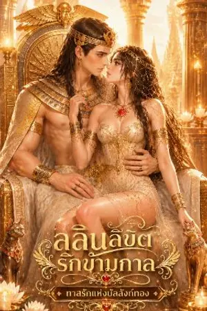 ปกนิยาย ลลินลิขิตรักข้ามกาล︎:ทาสรักแห่งบัลลังก์ทอง