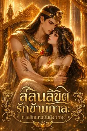 ปกนิยาย ลลินลิขิตรักข้ามกาล︎:ทาสรักแห่งบัลลังก์ทอง