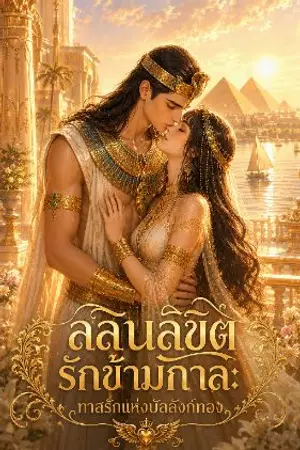 ปกนิยาย ลลินลิขิตรักข้ามกาล︎:ทาสรักแห่งบัลลังก์ทอง