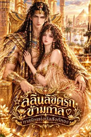 ปกนิยาย ลลินลิขิตรักข้ามกาล︎♡ทาสรักแห่งบัลลังก์ทอง