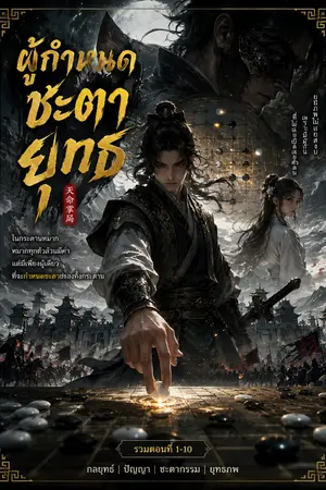 ปกนิยาย ผู้กำหนดชะตายุทธ