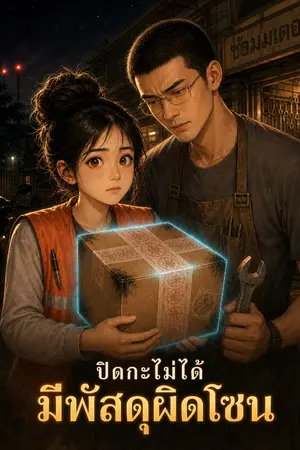 ปกนิยาย ปิดกะไม่ได้ มีพัสดุผิดโซน