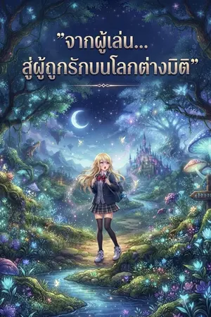 ปกนิยาย จากผู้เล่น… สู่ผู้ถูกรักบนโลกต่างมิติ
