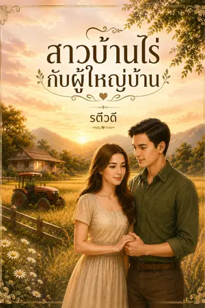 ปกนิยาย สาวบ้านไร่กับผู้ใหญ่บ้าน