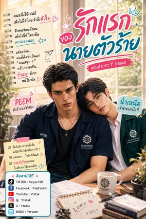 ปกนิยาย รักแรกของนายตัวร้าย