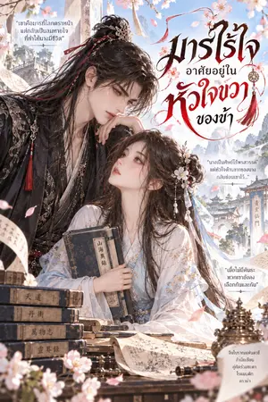 ปกนิยาย มารไร้ใจอาศัยอยู่ในหัวใจขวาของข้า