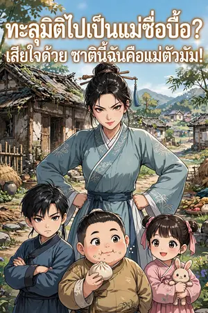 ปกนิยาย ทะลุมิติไปเป็นแม่ซื่อบื้อ?