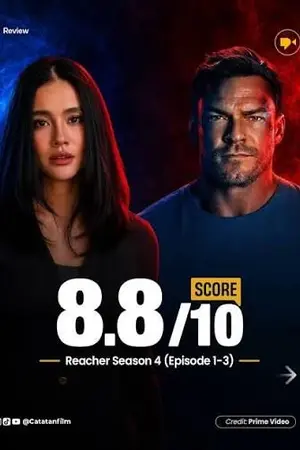 ปกนิยาย Reacher Season 4 (2026) แจ็ค รีชเชอร์ ยอดคนสืบระห่ำ ซีซั่น 4 Ep.1-8 (จบ)