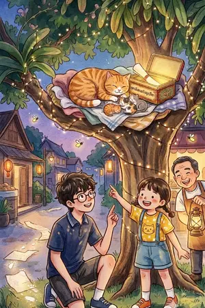 ปกนิยาย คดีแมวหายกับปริศนาขนมปังอบสด