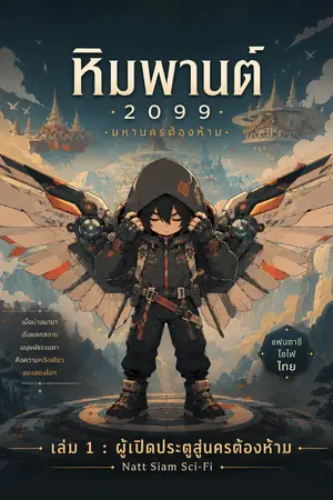 ปกนิยาย หิมพานต์ 2099 ภาค 1 ผู้เปิดประตูสู่นครต้องห้าม
