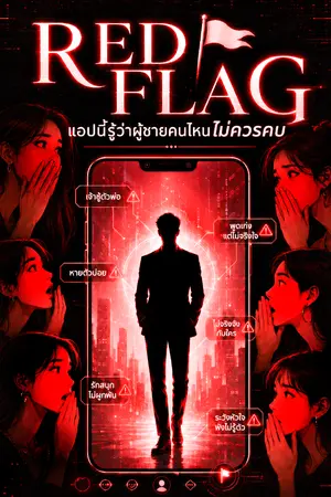 ปกนิยาย RED FLAG แอปนี้รู้ว่าผู้ชายคนไหนไม่ควรคบ