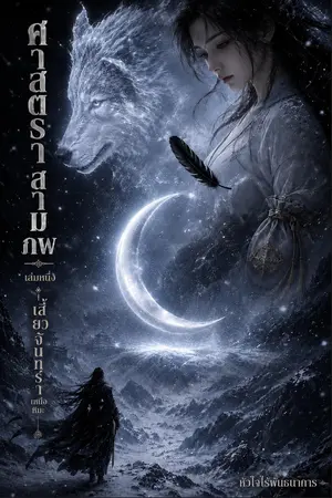 ปกนิยาย ศาสตราสามภพ เสี้ยวจันทราเหนือหิมะ