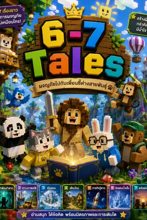 ปกนิยาย 6-7 Tales นิทานตัวป่วน