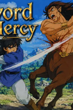 ปกนิยาย Sword of Mercy กับ เซนทอร์จอมโหด