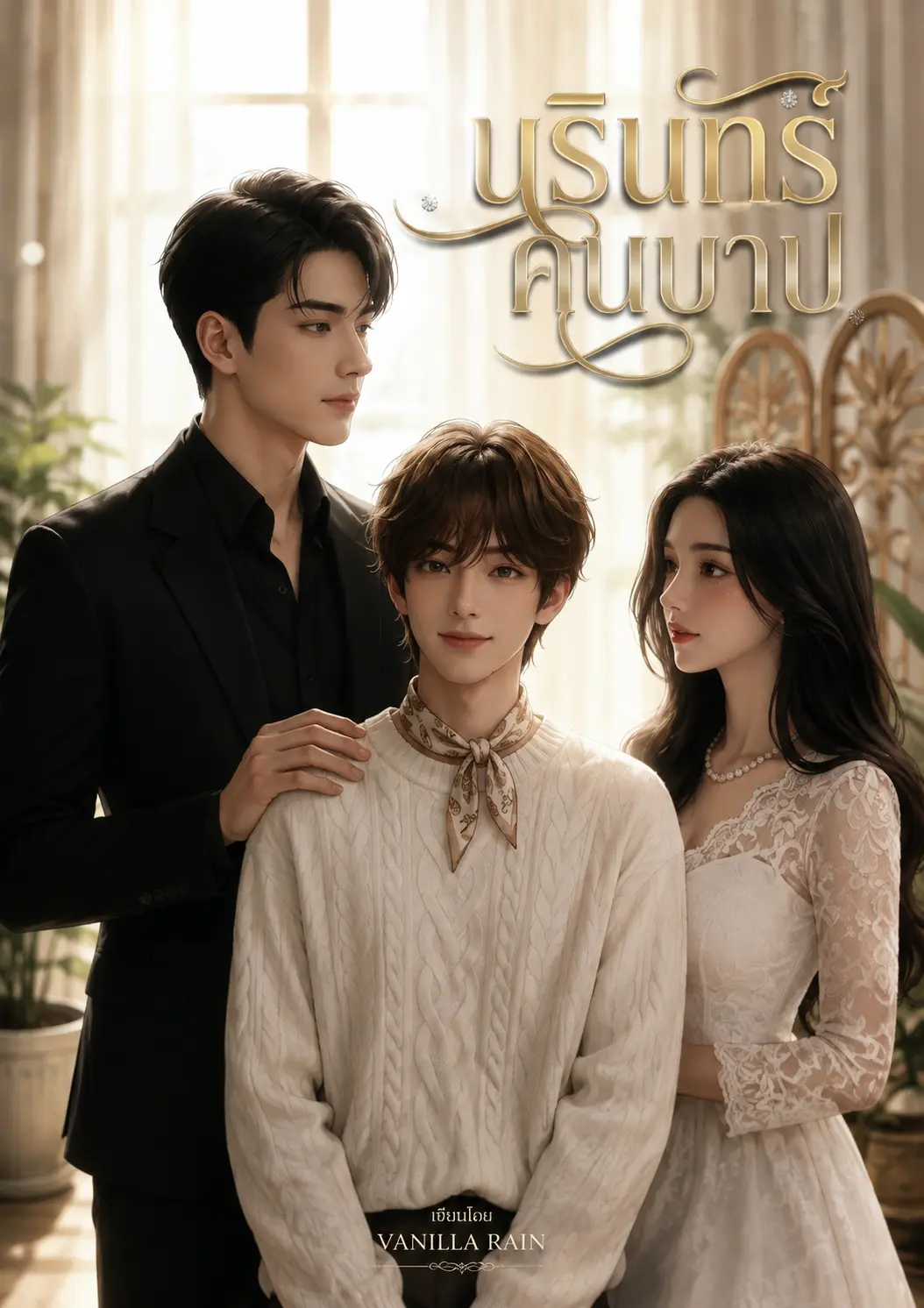 ปกนิยาย นรินทร์คนบาป