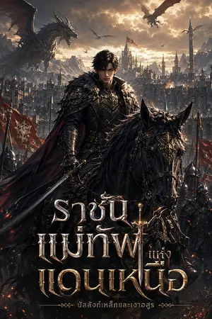 ปกนิยาย ราชันแม่ทัพแห่งแดนเหนือ — บัลลังก์เหล็กและเงาอสูร
