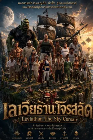 ปกนิยาย เลเวียธาน โจรสลัด: Leviathan The Sky Corsair
