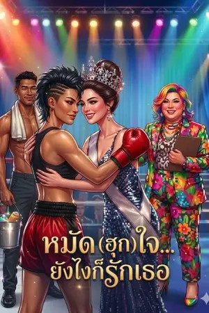 ปกนิยาย หมัด (ฮุก)ใจ...ยังไงก็รักเธอ