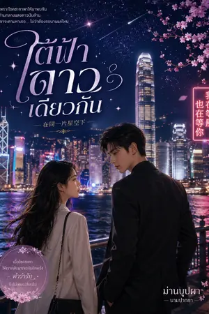 ปกนิยาย ใต้ฟ้าดาวเดียวกัน