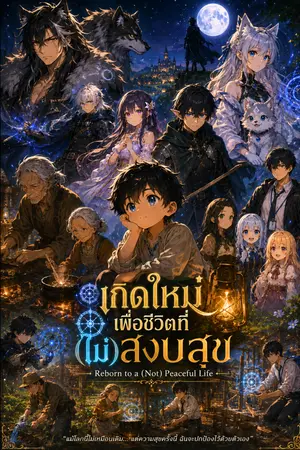 ปกนิยาย เกิดใหม่เพื่อชีวิตที่(ไม่)สงบสุข