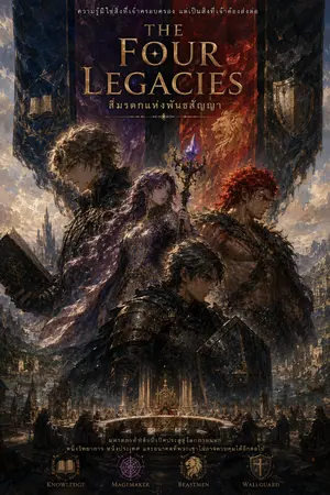 ปกนิยาย THE FOUR LEGACIES