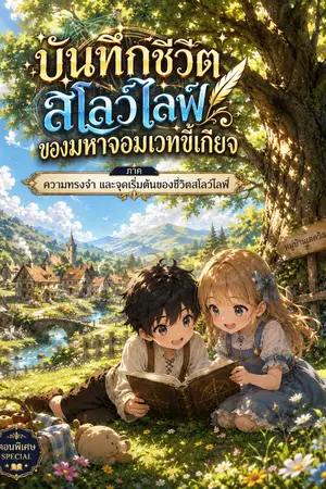 ปกนิยาย บันทึกชีวิตสโลว์ไลฟ์ของมหาจอมเวทขี้เกียจ ภาคพิเศษ