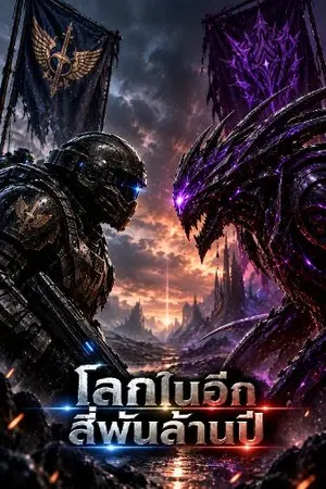 ปกนิยาย โลกในอีกสี่พันล้านปี