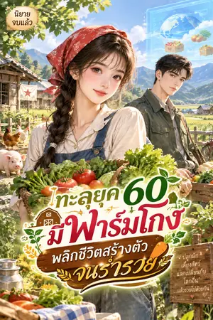 ปกนิยาย ทะลุยุค 60 มีฟาร์มโกง พลิกชีวิตสร้างตัวจนร่ำรวย