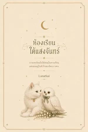 ปกนิยาย ห้องเรียนใต้แสงจันทร์