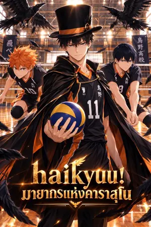 ปกนิยาย [Fic Haikyuu!] ไฮคิว!!: มายากรแห่งคาราสุโนะ [OC]