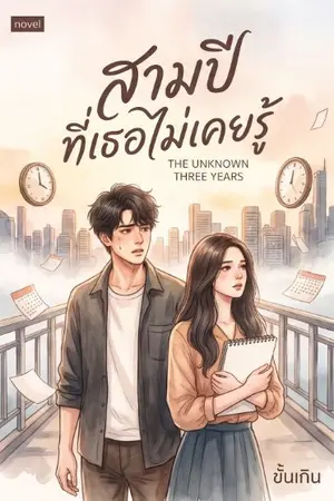 ปกนิยาย สามปีที่ไม่เคยรู้