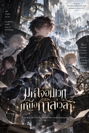 ปกนิยาย มหาจอมเวทเหนือกลาลเวลา