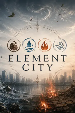 ปกนิยาย Element City | เมืองอลวน ธาตุอลเวง