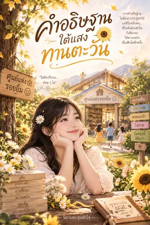 ปกนิยาย คำอธิษฐานใต้แสงทานตะวัน 🌻