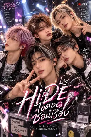 ปกนิยาย HIDE | ไอดอลซ่อนเรื่อง