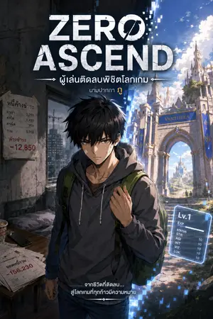 ปกนิยาย ZERO ASCEND : ผู้เล่นติดลบพิชิตโลกเกม