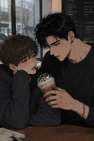 ปกนิยาย บาริสต้าคนนี้…ผมขอจีบได้ไหมครับ  ☕🌊