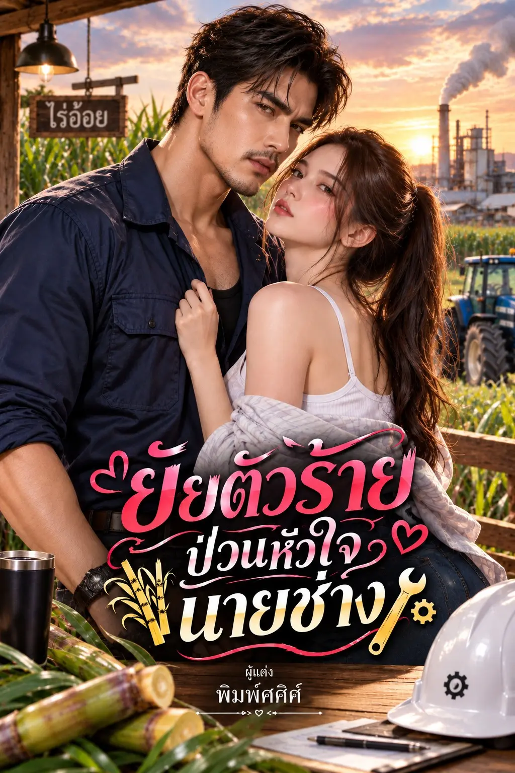 ปกนิยาย ยัยตัวร้ายป่วนหัวใจนายช่าง