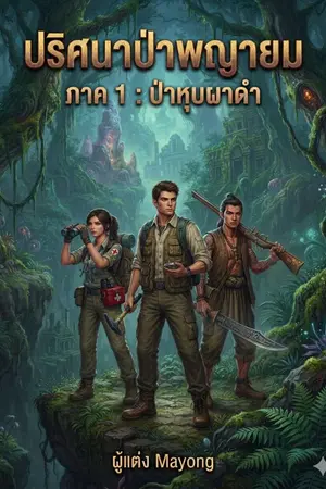 ปกนิยาย ปริศนาป่าพญายม ภาค 1 : ป่าหุบผาดำ
