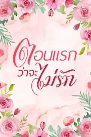 ปกนิยาย ตอนแรกว่าจะไม่รัก