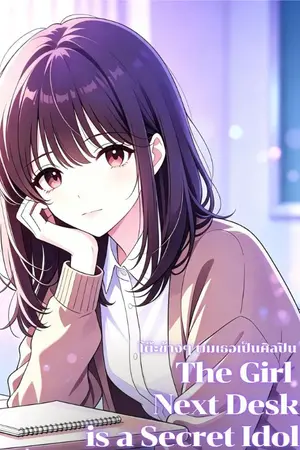 ปกนิยาย โต๊ะข้างๆ ผมเธอเป็นศิลปิน : The Girl Next Desk is a Secret Idol