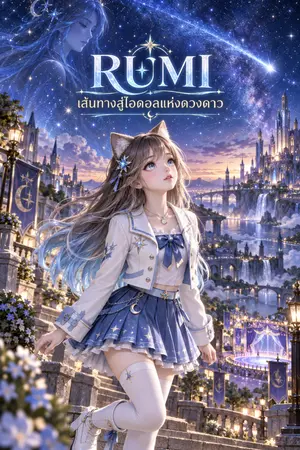 ปกนิยาย RUMI — เส้นทางสู่ไอดอลแห่งดวงดาว